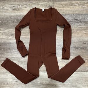 NWT! Brown Jumpsuit